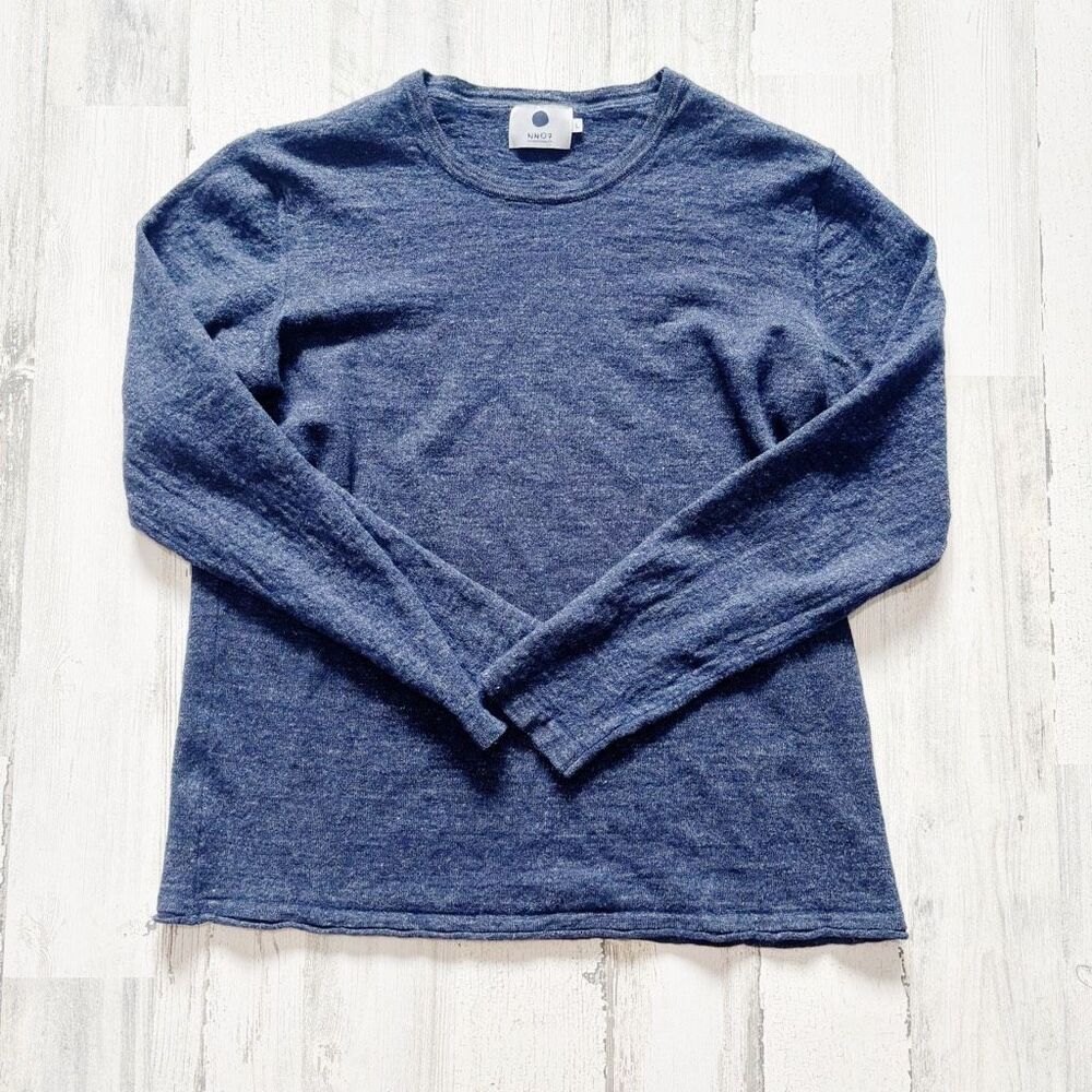 NN07 Wool Blend Navy Sweater - Size L